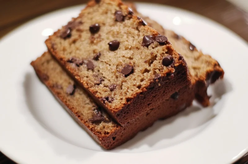 Ultra-Moist Banana Bread with Chocolate Chips – A Sweet Twist on the Classic