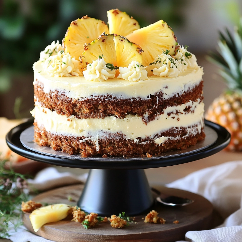 Carrot Cake Recipe with Pineapple 