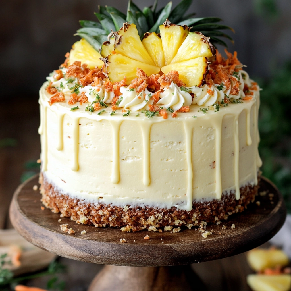 Carrot Cake Recipe with Pineapple 