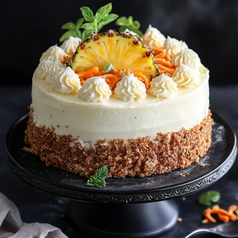 Carrot Cake with Pineapple