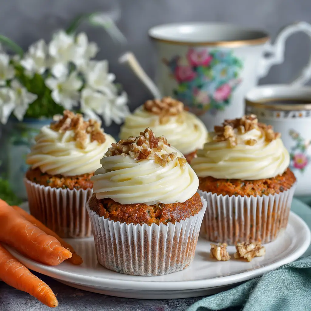 Carrot Cake Cupcakes Recipe