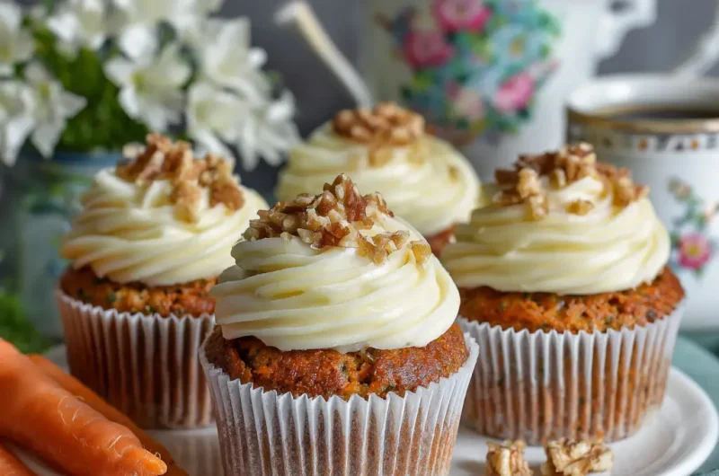 Carrot Cake Cupcakes Recipe
