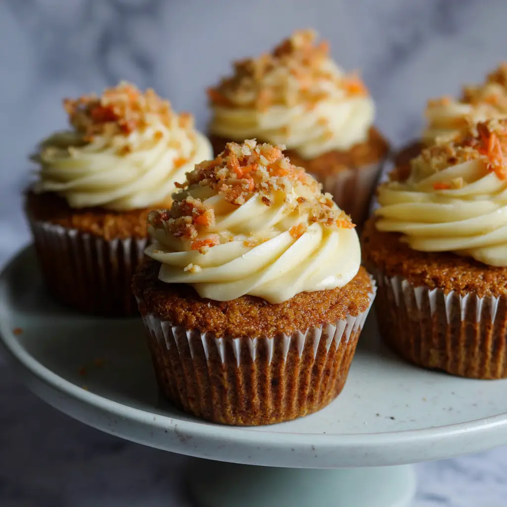 Carrot Cake Cupcakes Recipe