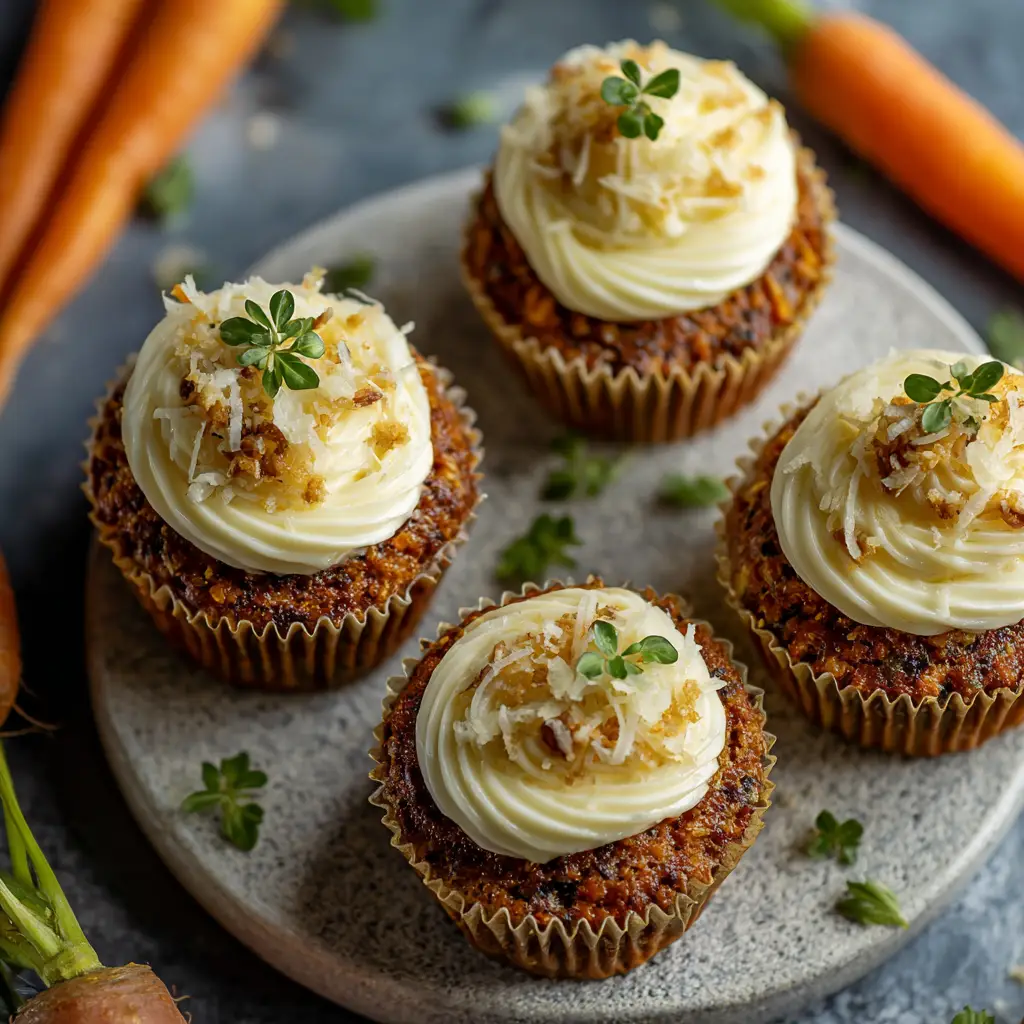 Carrot Cake Cupcakes Recipe