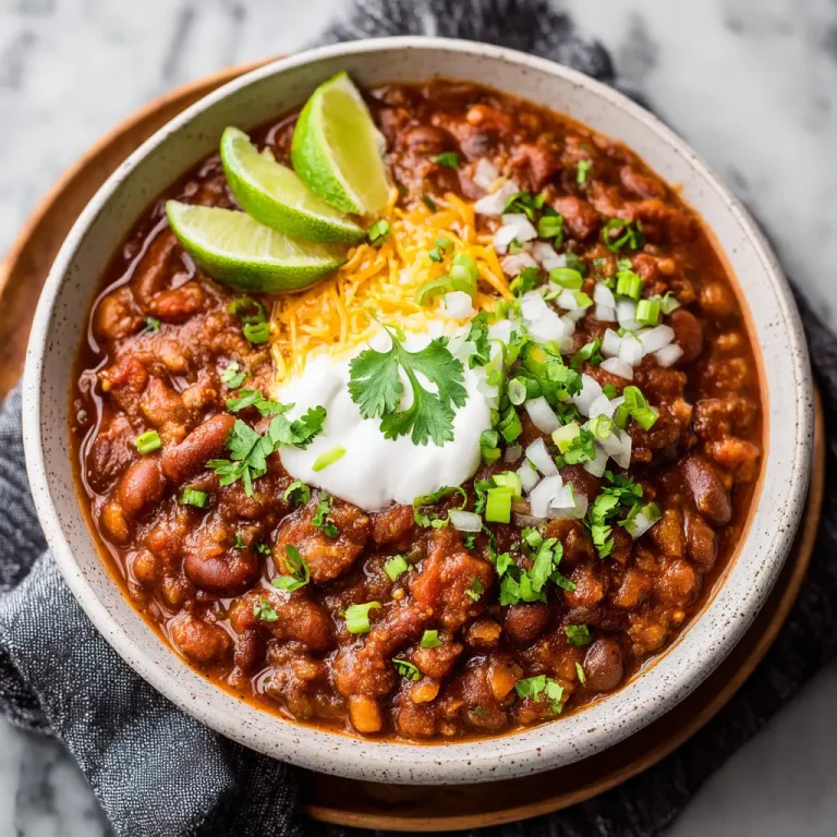 Chili Beans Recipe