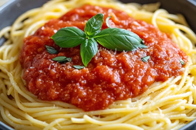 Classic Pasta Sauce Recipe: The Perfect Sauce for Every Pasta Dish