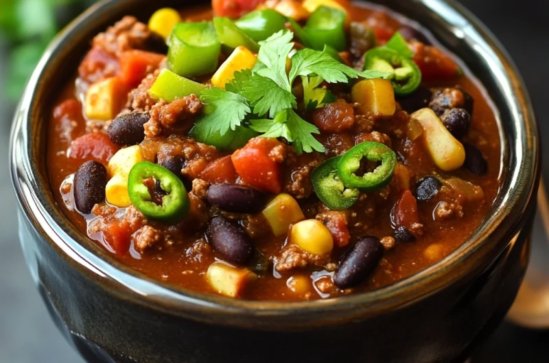 Delicious Vegan Chili Recipe: A Hearty, Flavorful Meal