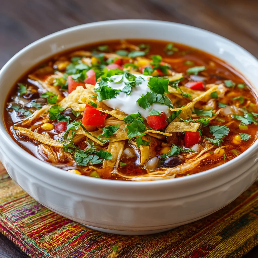 Chicken Tortilla Soup Recipe