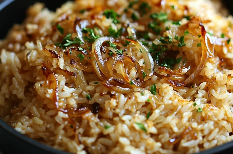 French Onion Butter Rice