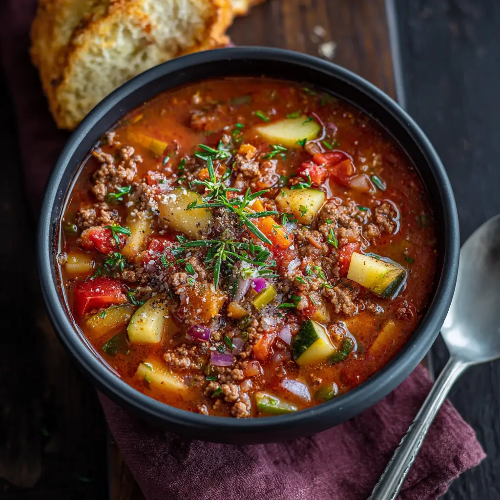 Hamburger Soup Recipe