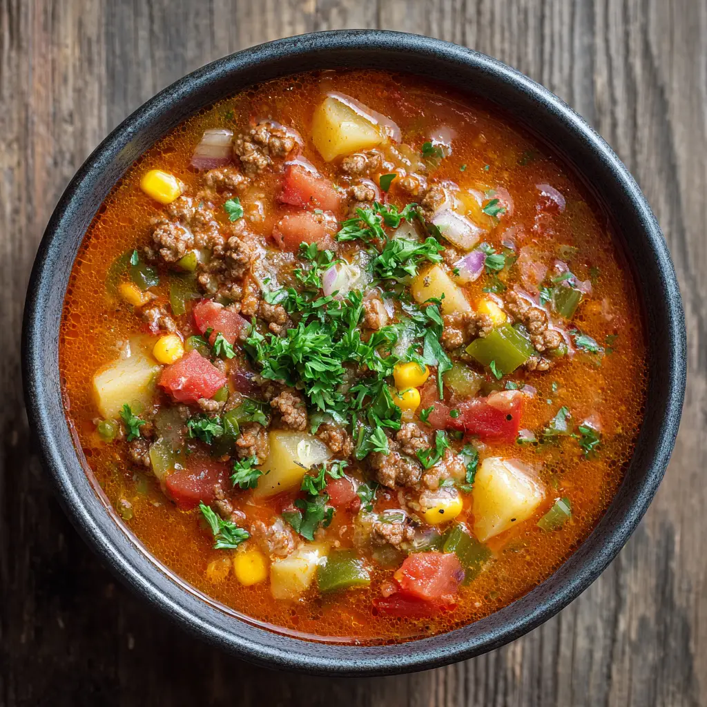 Hamburger Soup Recipe