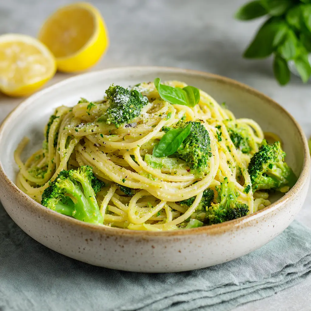 Light and Healthy Broccoli Pasta