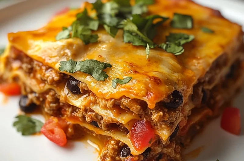 Mexican Lasagna Recipe – A Flavor-Packed Twist on a Classic