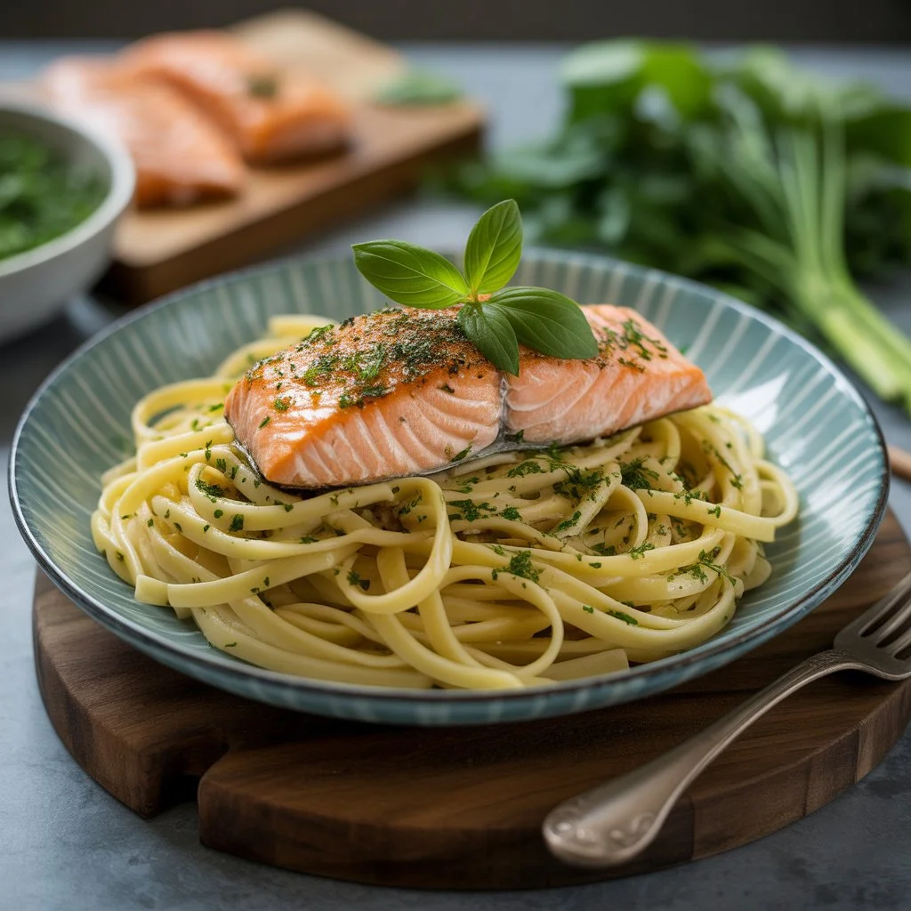 Salmon Pasta recipe