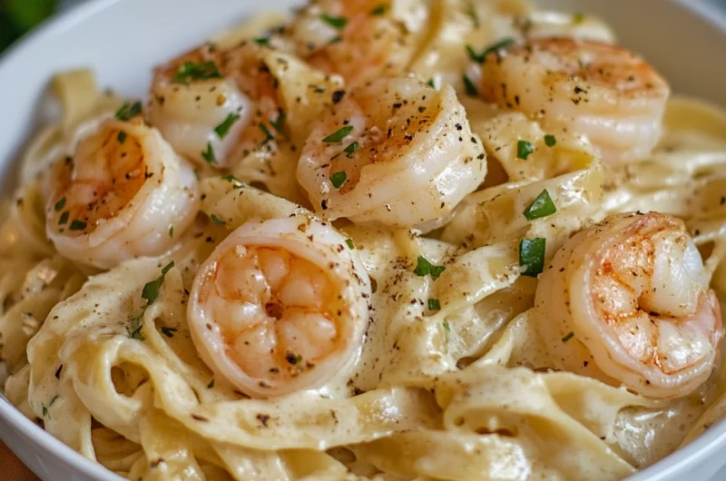 Shrimp Fettuccine Alfredo Recipe