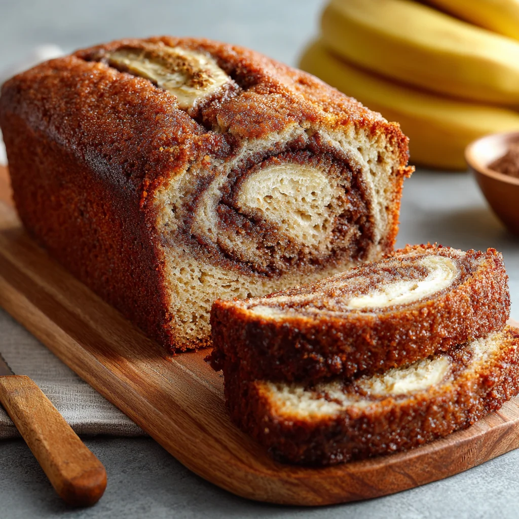 Banana Bread Recipe Cinnamon Swirl