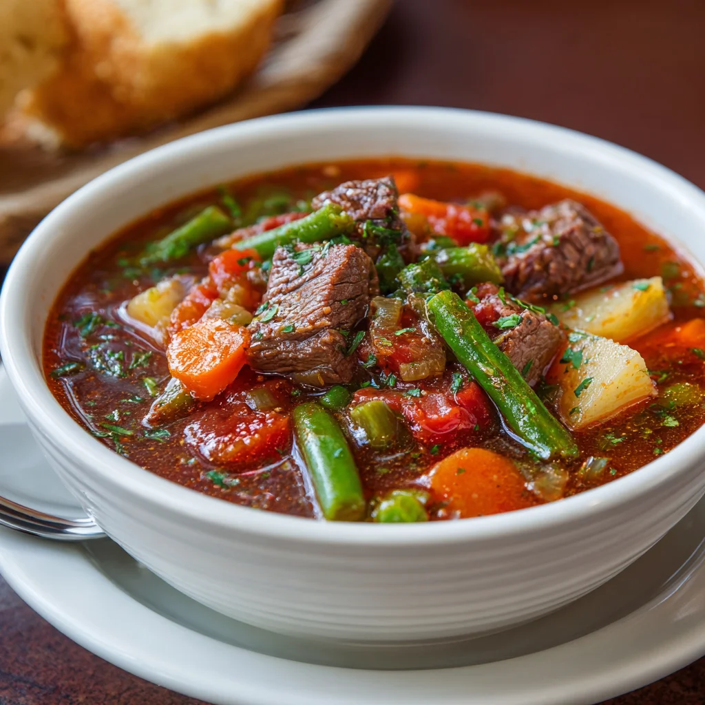 Beef Vegetable Soup Recipe