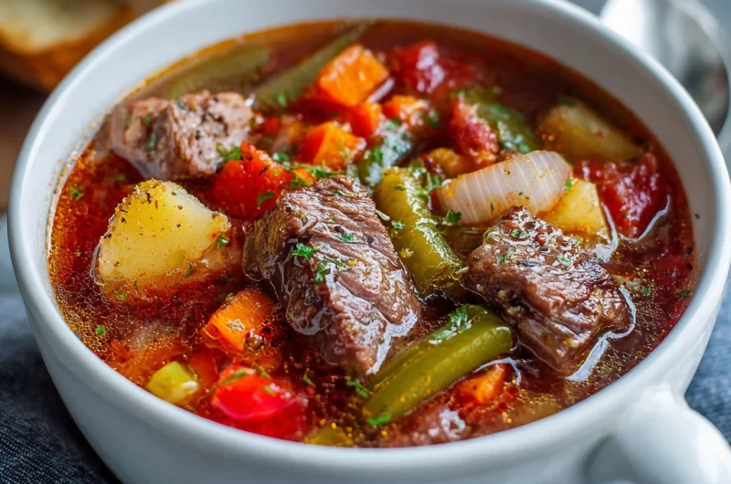 Beef Vegetable Soup Recipe