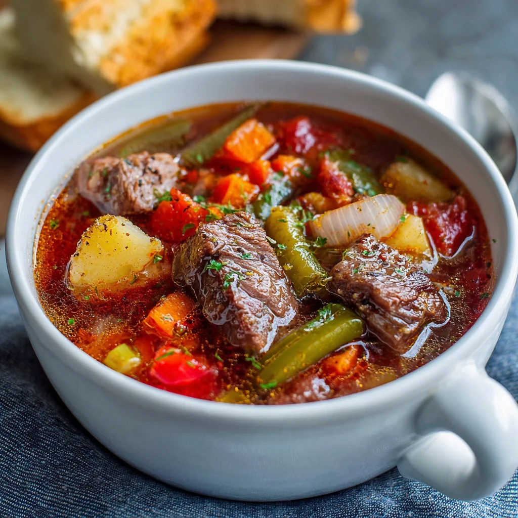 Beef Vegetable Soup Recipe