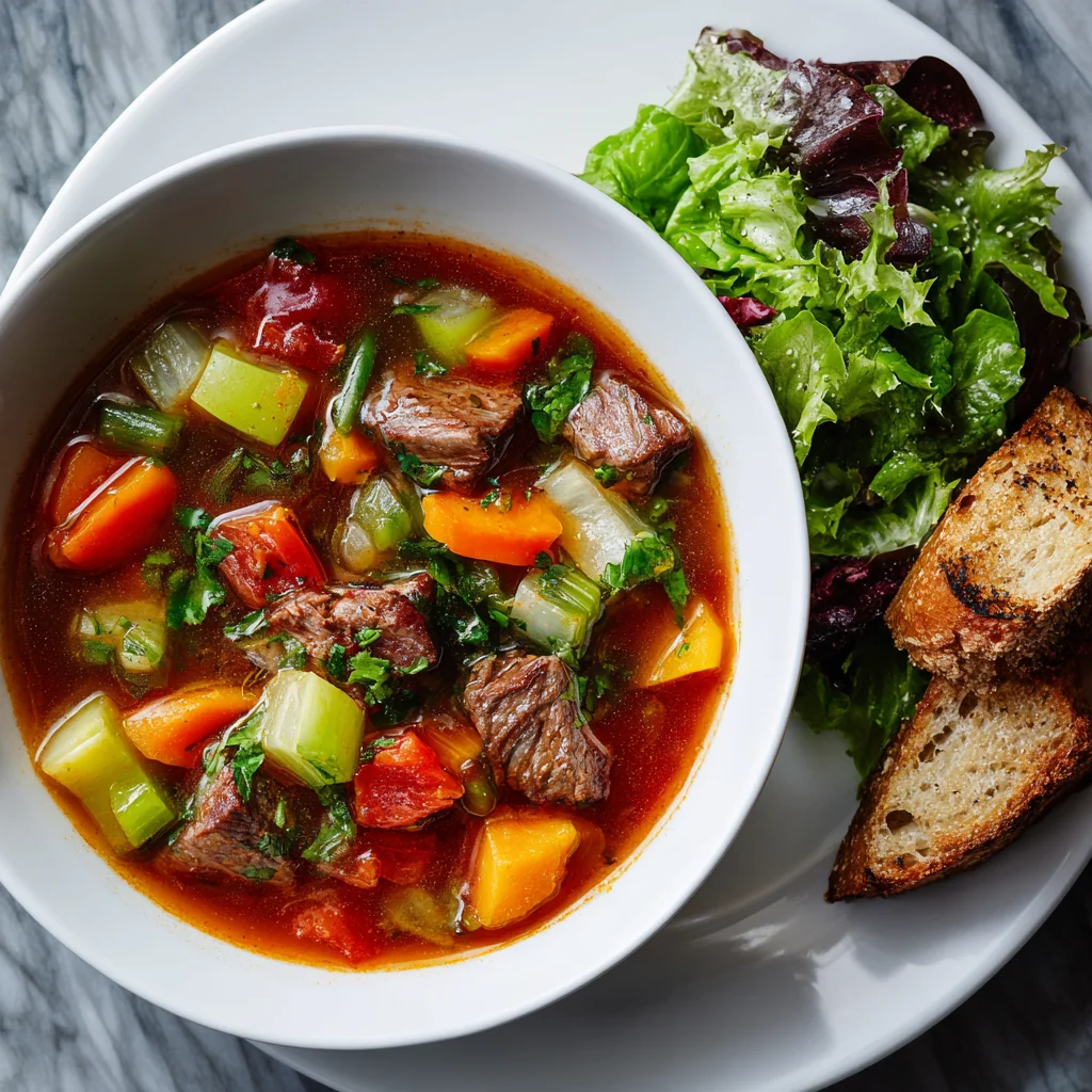 Beef Vegetable Soup Recipe