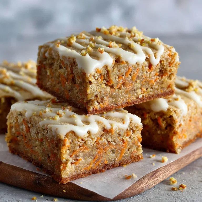Carrot Cake Blondies Recipe