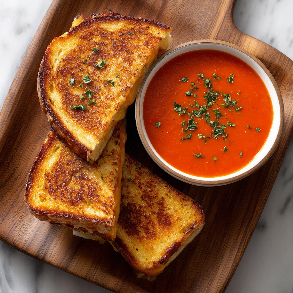 Grilled Cheese and Tomato Soup