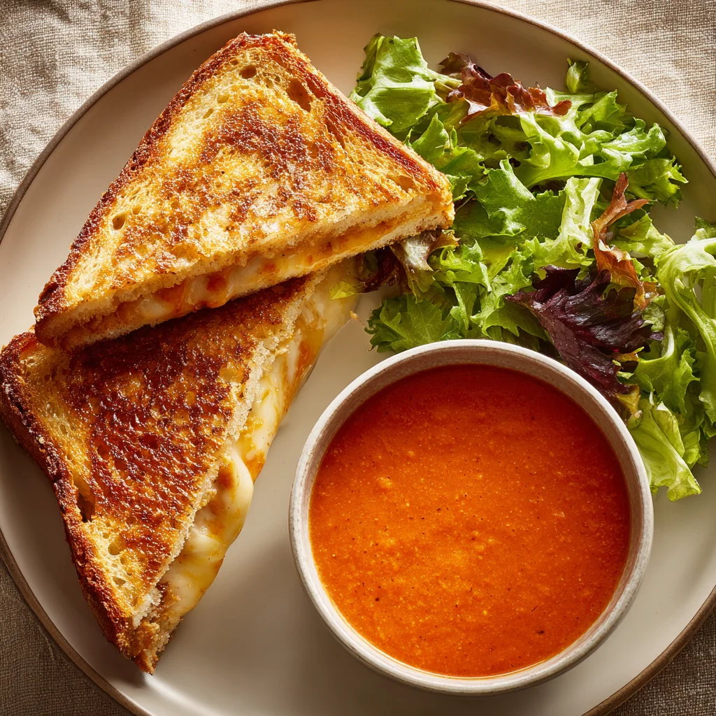 Grilled Cheese and Tomato Soup