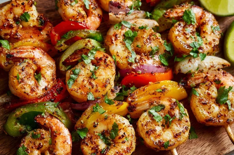 Grilled Margarita Shrimp Kebabs Recipe