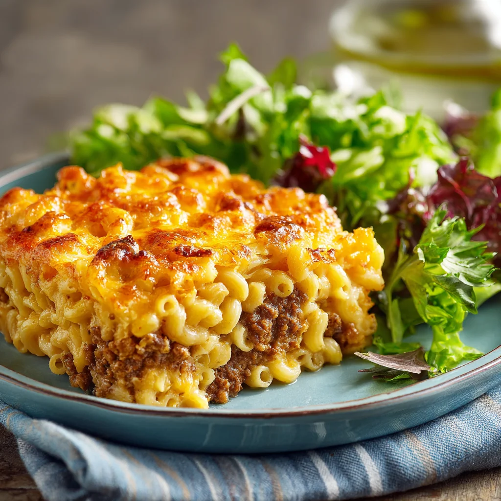 Mac and Cheese Meatloaf Casserole Recipe