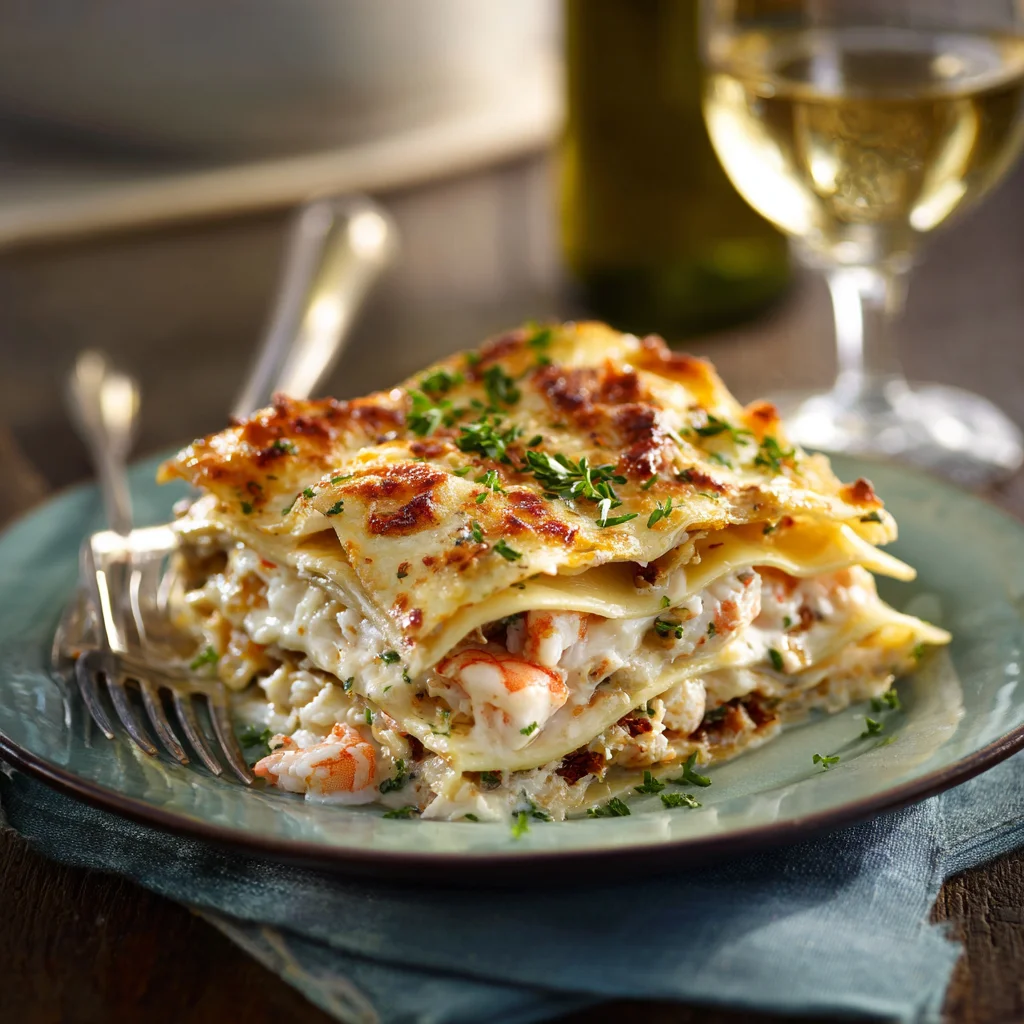 Seafood Lasagna Recipe