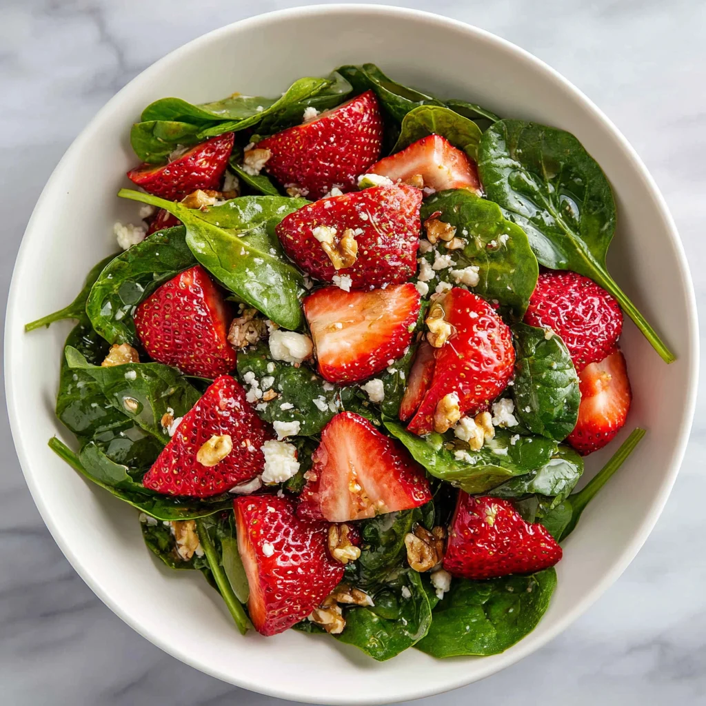 Strawberry Spinach Salad