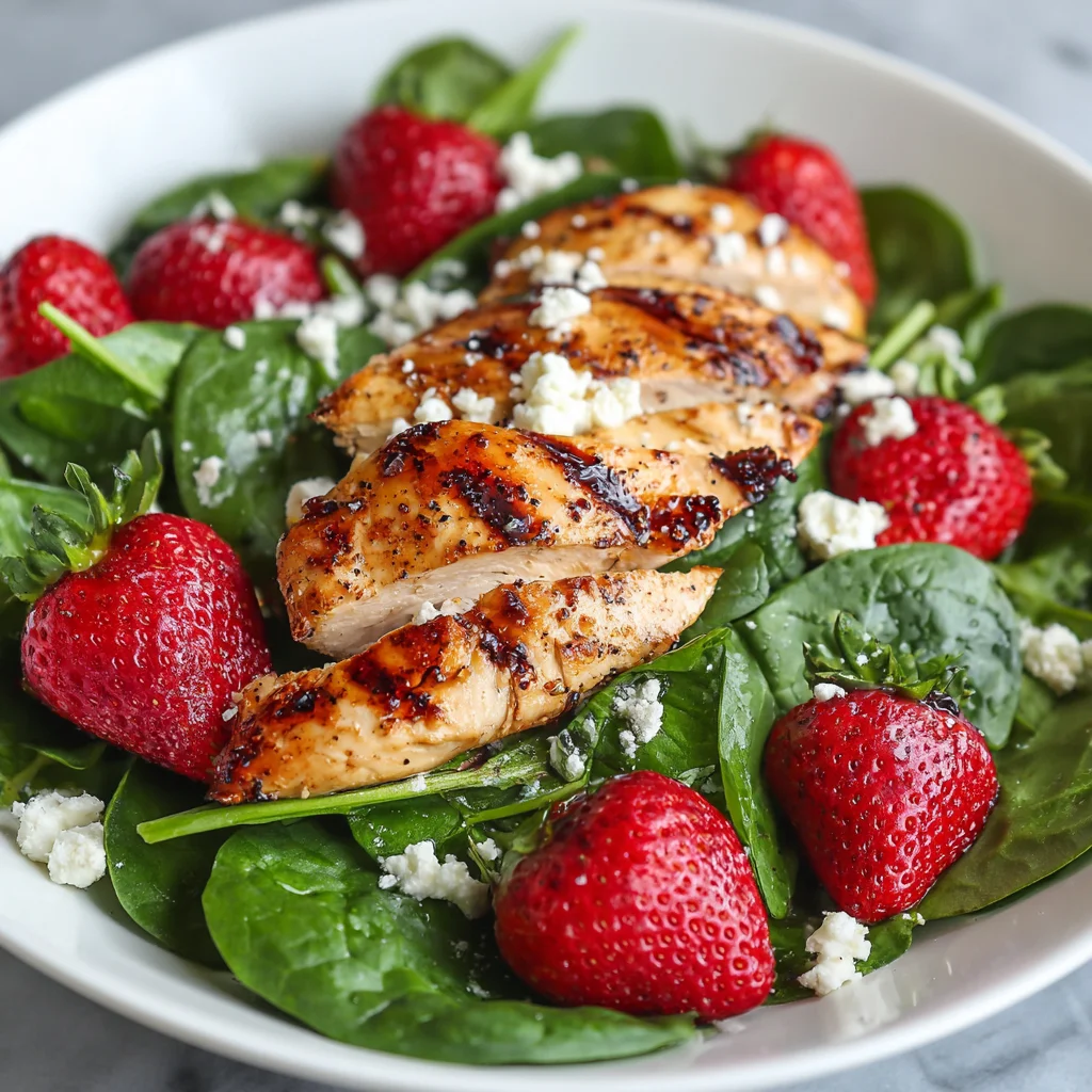 Strawberry Spinach Salad