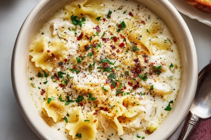 White Lasagna Soup Recipe