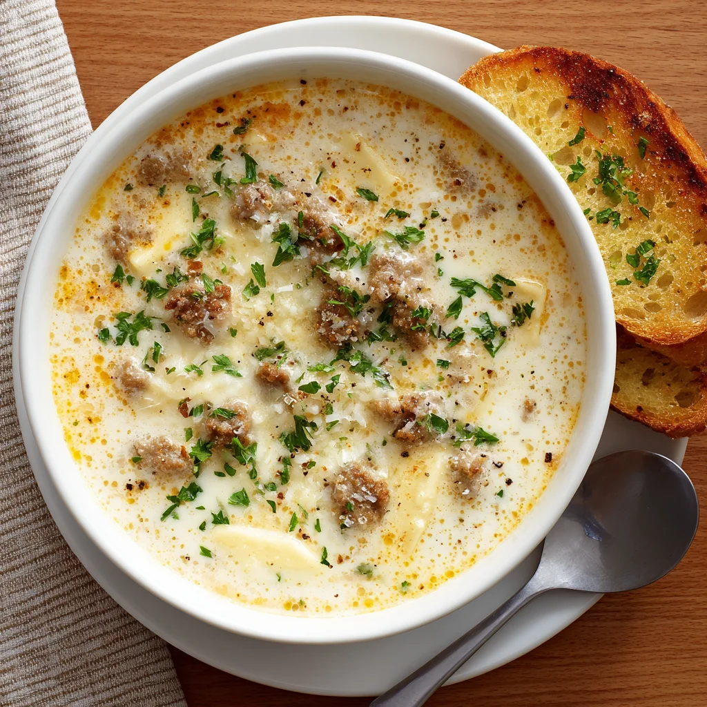 White Lasagna Soup