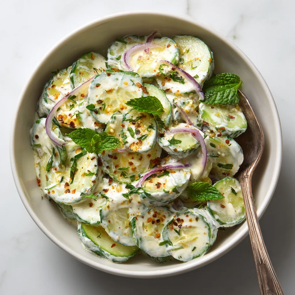 Creamy Cucumber Salad
