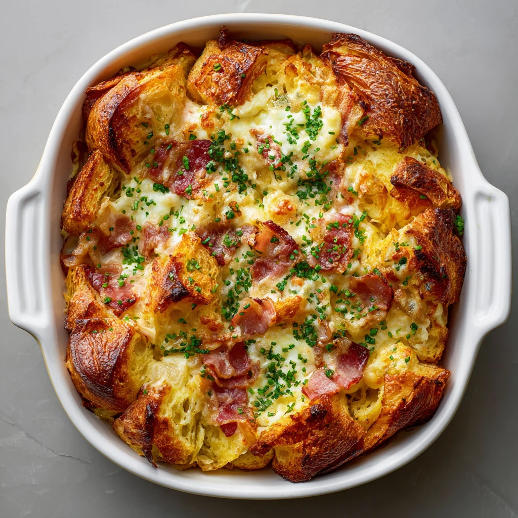 Croissant Breakfast Casserole Recipe
