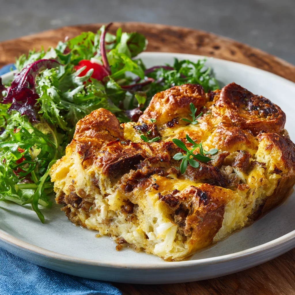 Croissant Breakfast Casserole Recipe