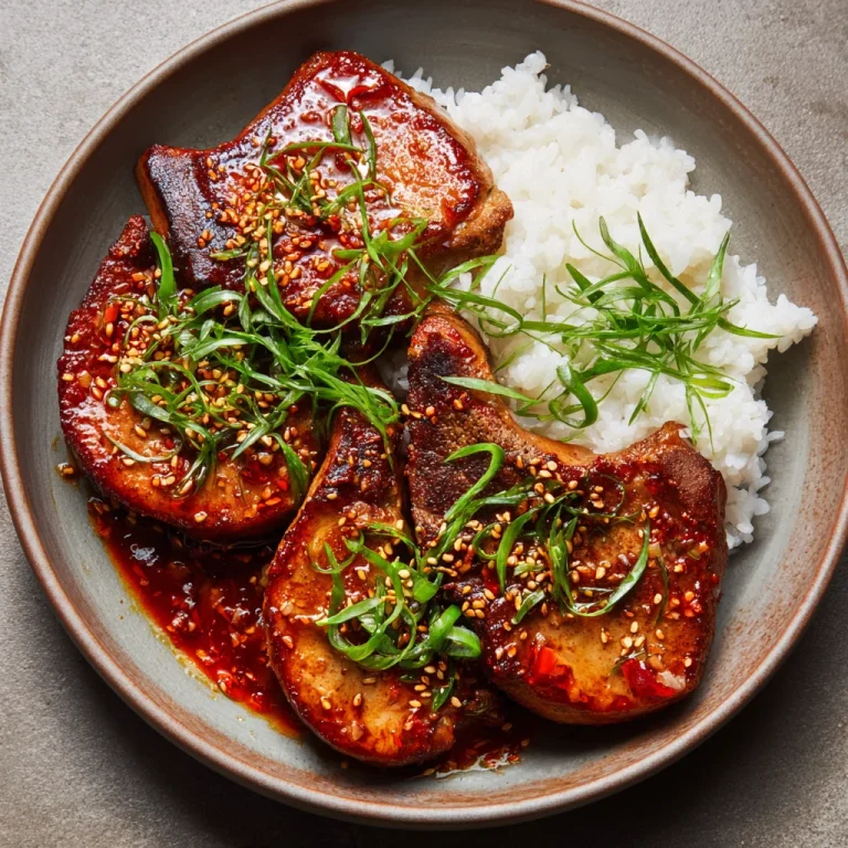 Korean-Style Pork Chops