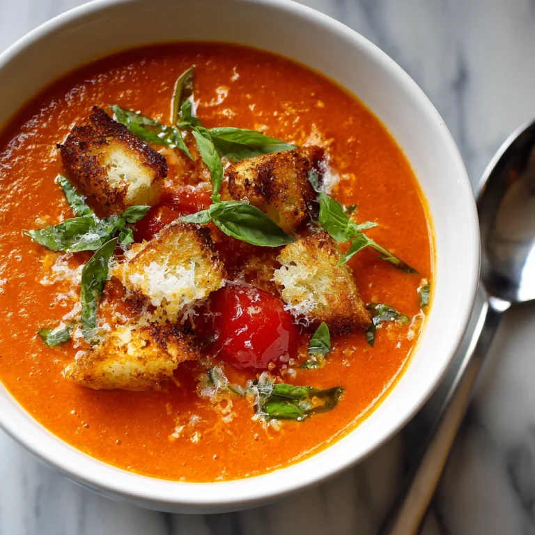 Roasted Red Pepper and Tomato Soup