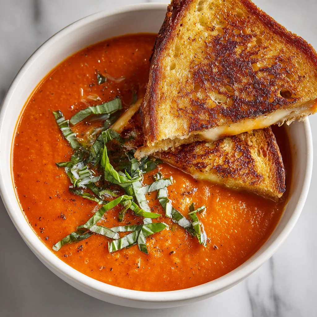Roasted Red Pepper and Tomato Soup