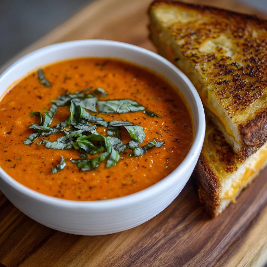 Roasted Tomato Basil Soup