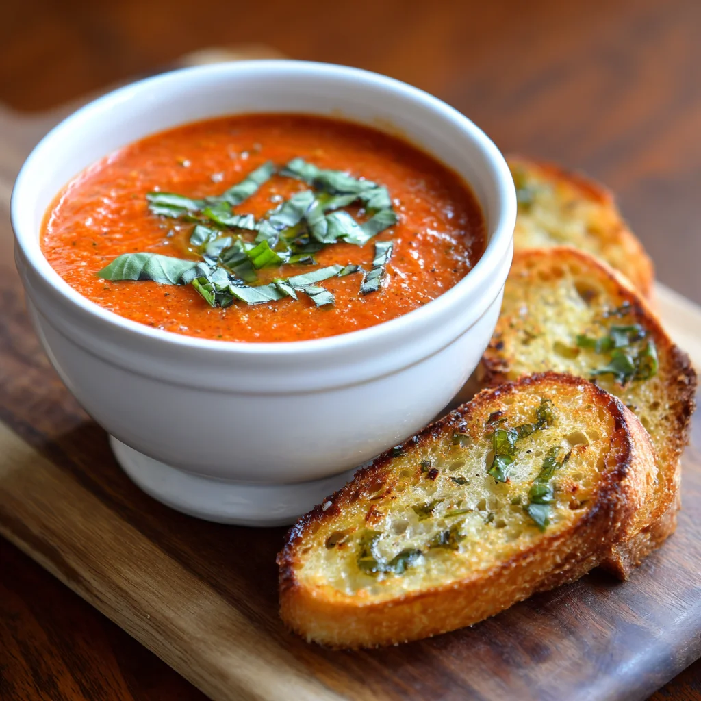 Roasted Tomato Basil Soup