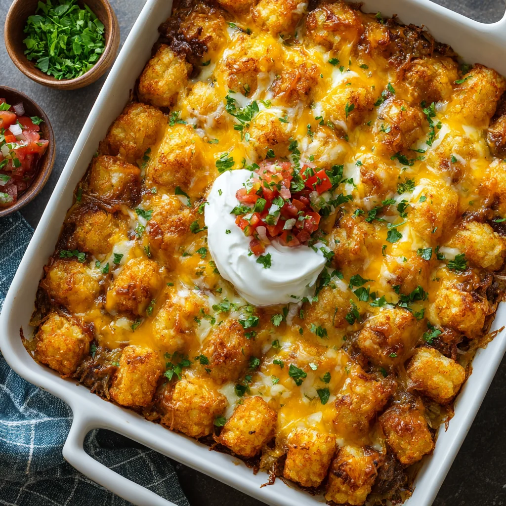Tater Tot Breakfast Casserole