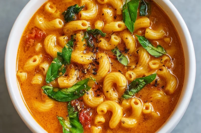 Tomato Macaroni Soup Recipe