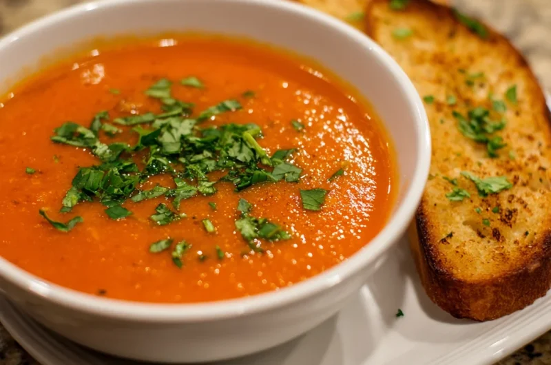 Tomato Soup with Canned Tomatoes Recipe