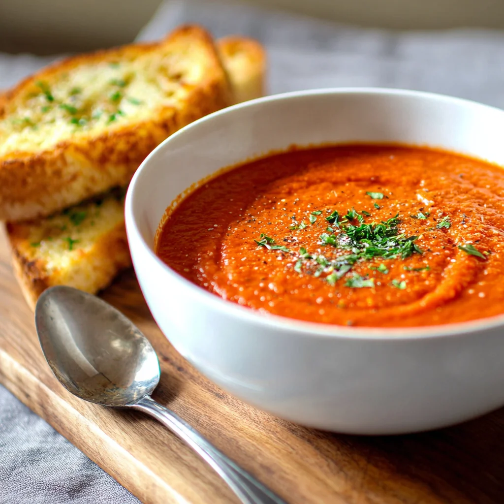 Tomato Soup with Canned Tomatoes