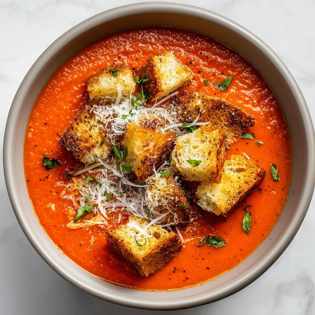 Tomato Soup with Canned Tomatoes