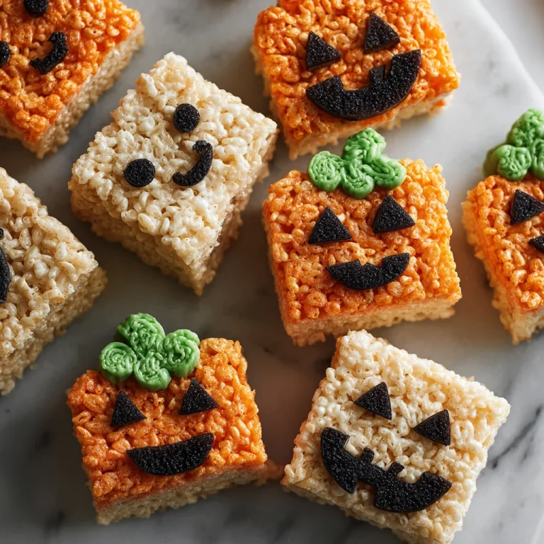 Halloween Rice Krispie Treats