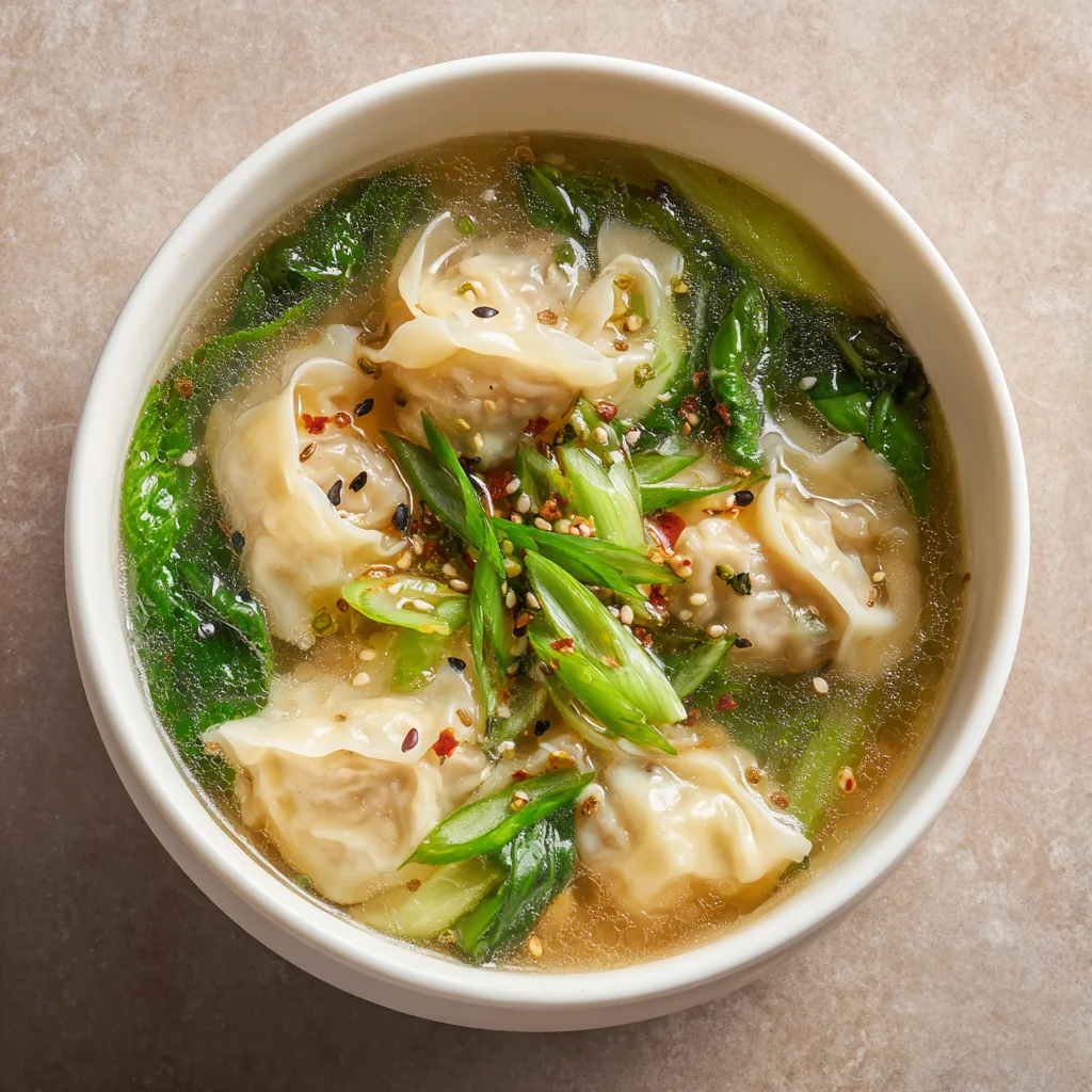 Won Ton Soup Recipe