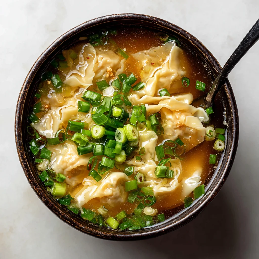 Won Ton Soup Recipe